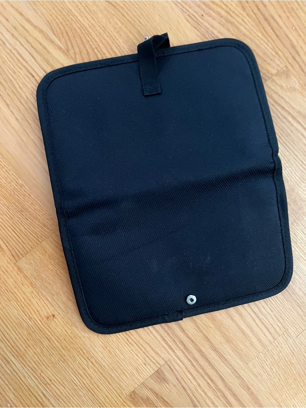 Black Nylon Foldable Pouch